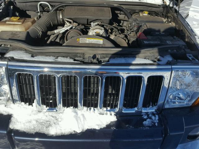 1J8HG48K68C214912 - 2008 JEEP COMMANDER BLUE photo 7