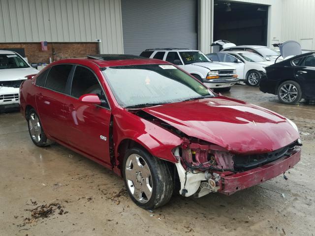 2G1WD58C189221871 - 2008 CHEVROLET IMPALA SUP BURGUNDY photo 1