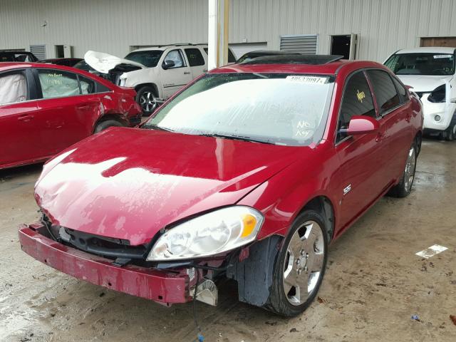 2G1WD58C189221871 - 2008 CHEVROLET IMPALA SUP 勃艮第红 照片 2