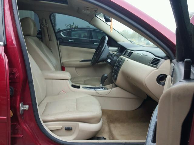 2G1WD58C189221871 - 2008 CHEVROLET IMPALA SUP 勃艮第红 照片 5