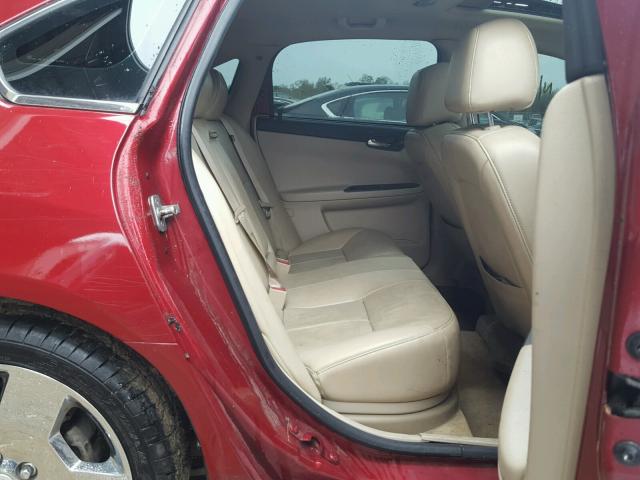 2G1WD58C189221871 - 2008 CHEVROLET IMPALA SUP 勃艮第红 照片 6