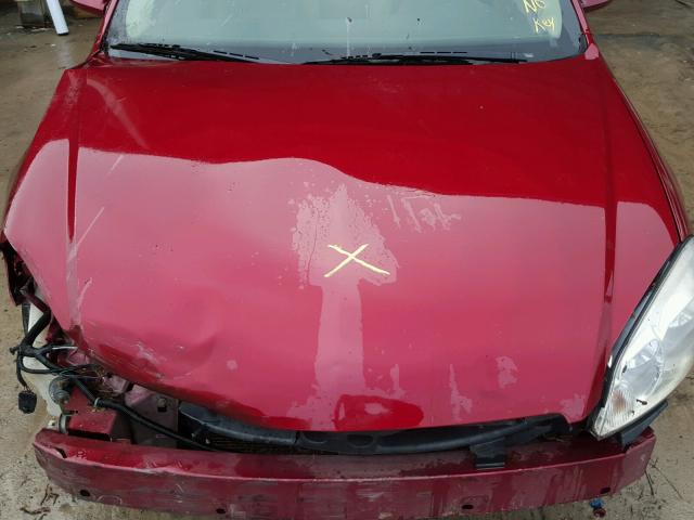 2G1WD58C189221871 - 2008 CHEVROLET IMPALA SUP BURGUNDY photo 7