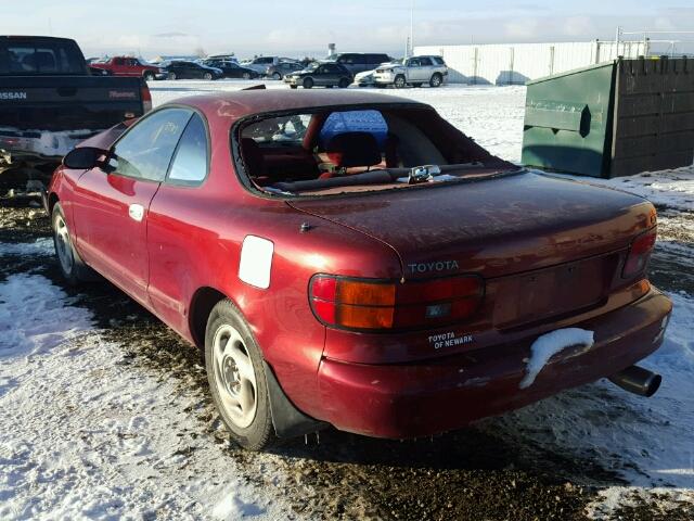 JT2ST87F3L0047352 - 1990 TOYOTA CELICA GT RED photo 3
