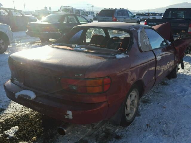 JT2ST87F3L0047352 - 1990 TOYOTA CELICA GT RED photo 4