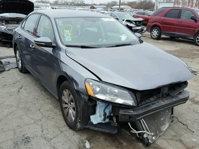 1VWAP7A3XCC032794 - 2012 VOLKSWAGEN PASSAT S ნაცრისფერი ფოტო 1