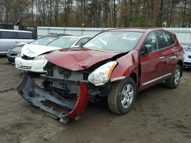 JN8AS5MT1DW546152 - 2013 NISSAN ROGUE S RED photo 2