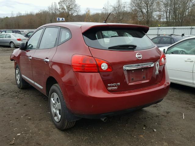 JN8AS5MT1DW546152 - 2013 NISSAN ROGUE S RED photo 3