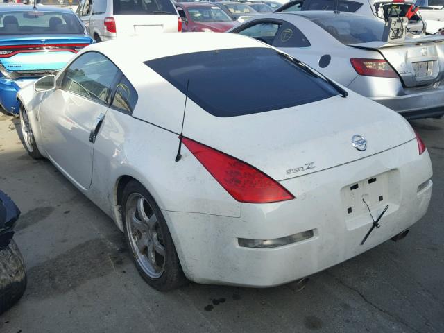 JN1BZ34DX8M700757 - 2008 NISSAN 350Z COUPE WHITE photo 3