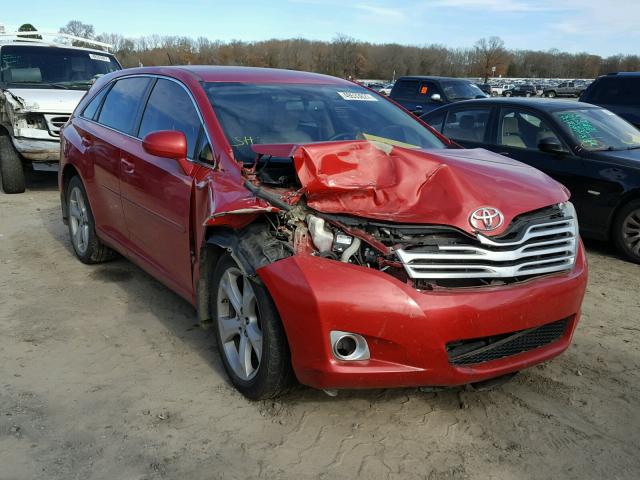 4T3ZK3BB9AU027938 - 2010 TOYOTA VENZA BASE RED photo 1