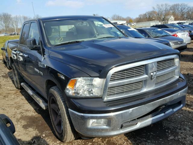 1D7RV1GT7AS205583 - 2010 DODGE RAM 1500 BLACK photo 1