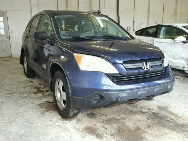 5J6RE48309L004800 - 2009 HONDA CR-V LX BLUE photo 1