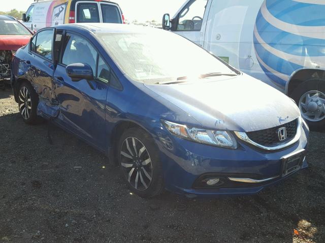 19XFB2F9XFE046649 - 2015 HONDA CIVIC EXL 蓝色 照片 1