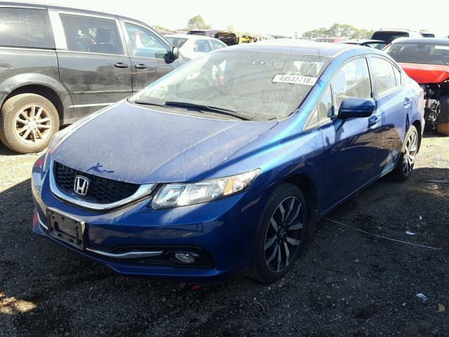 19XFB2F9XFE046649 - 2015 HONDA CIVIC EXL 蓝色 照片 2