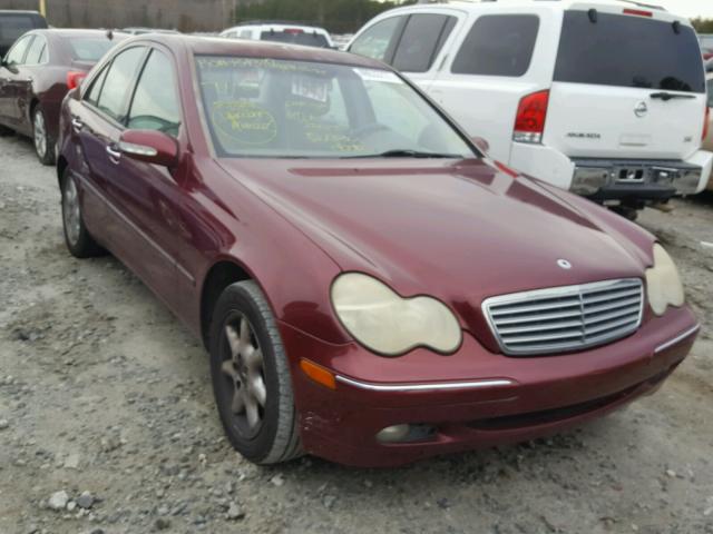 WDBRF64J82E007746 - 2002 MERCEDES-BENZ C 320 MAROON photo 1