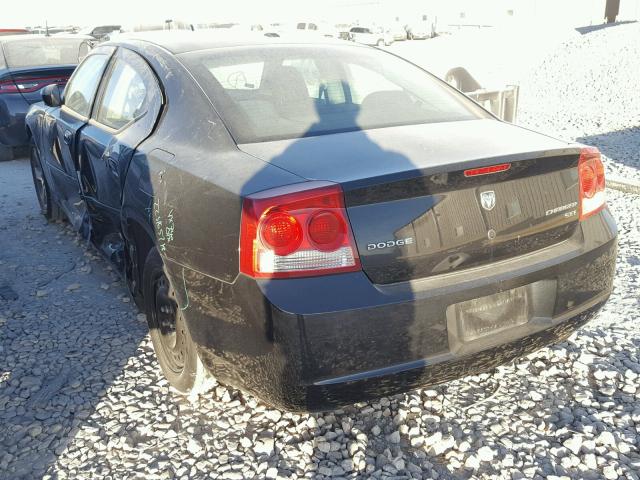 2B3CA3CV8AH192057 - 2010 DODGE CHARGER SX BLACK photo 3