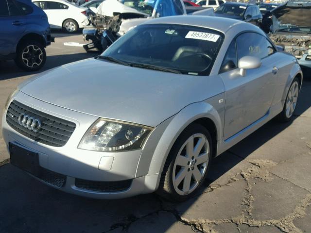 TRUWT28N821005897 - 2002 AUDI TT QUATTRO GRAY photo 2