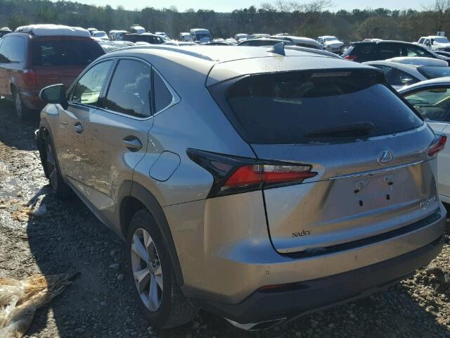 JTJYARBZ5H2052723 - 2017 LEXUS NX 200T GRAY photo 3