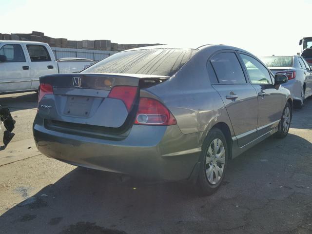 1HGFA15547L125160 - 2007 HONDA CIVIC LX CHARCOAL photo 4