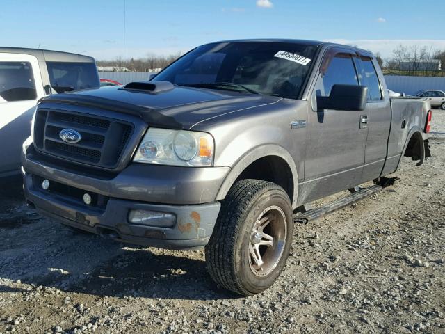 1FTPX14584NB32177 - 2004 FORD F150 GRAY photo 2