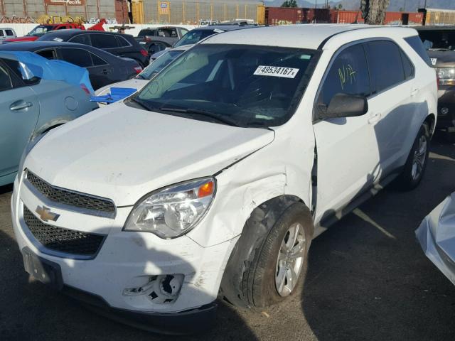 2GNALBEC4B1336145 - 2011 CHEVROLET EQUINOX LS WHITE photo 2