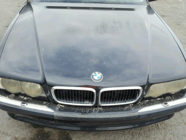 WBAGG83491DN85692 - 2001 BMW 740 I AUTO BLACK photo 7