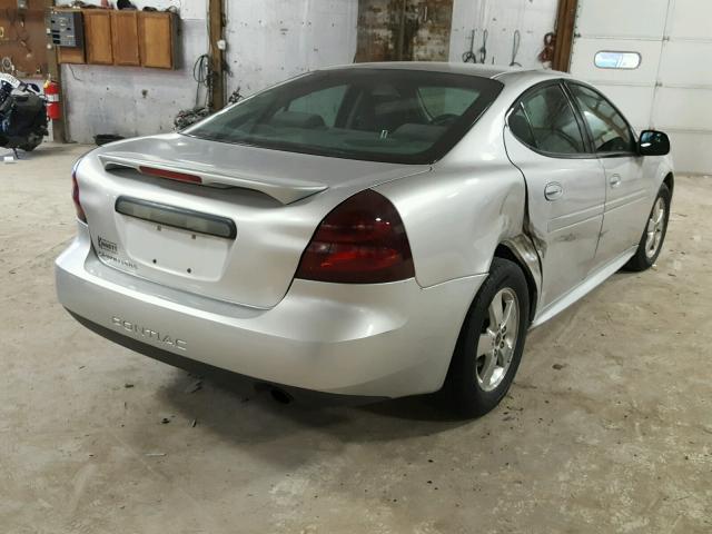 2G2WP522951170875 - 2005 PONTIAC GRAND PRIX SILVER photo 4