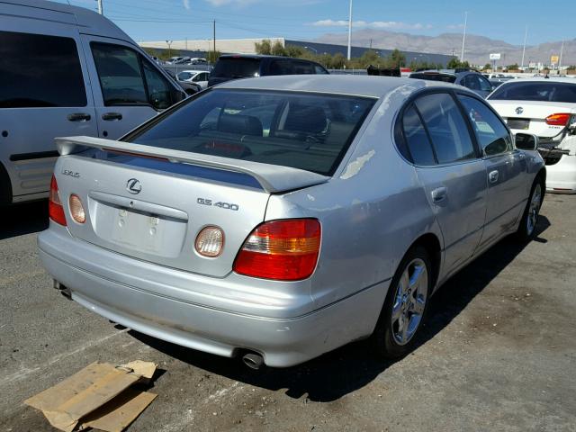 JT8BH68X8W0005931 - 1998 LEXUS GS 400 SILVER photo 4