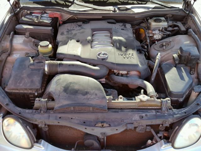 JT8BH68X8W0005931 - 1998 LEXUS GS 400 SILVER photo 7