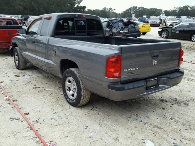 1D7HE22K75S223748 - 2005 DODGE DAKOTA ST GRAY photo 3