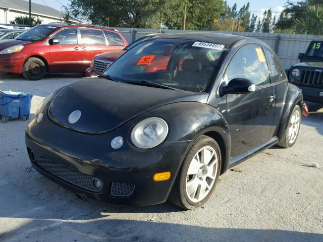 3VWFE21C03M431100 - 2003 VOLKSWAGEN NEW BEETLE BLACK photo 2