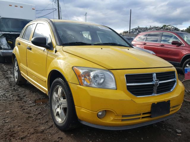 1B3HB48B17D560737 - 2007 DODGE CALIBER SX YELLOW photo 9