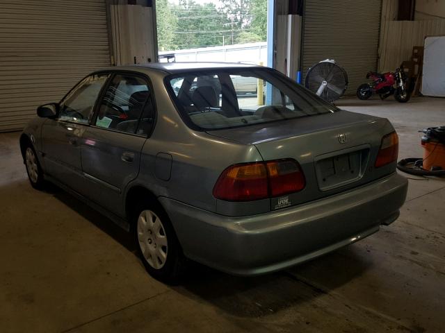 2HGEJ6617YH537494 - 2000 HONDA CIVIC BASE BLUE photo 3