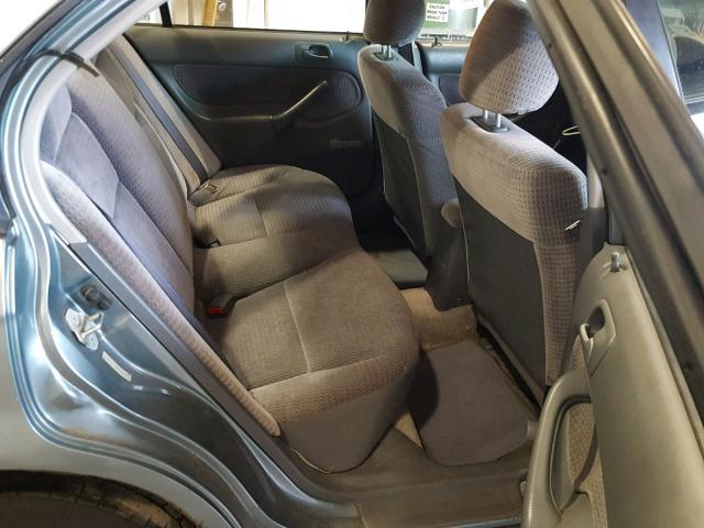 2HGEJ6617YH537494 - 2000 HONDA CIVIC BASE BLUE photo 6