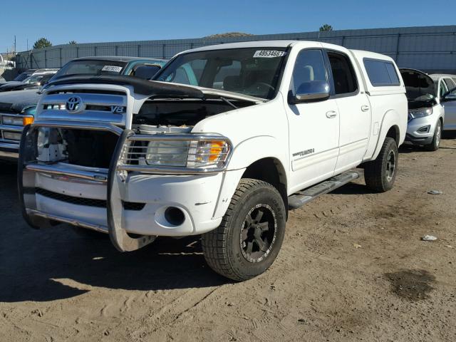 5TBET34176S527131 - 2006 TOYOTA TUNDRA DOU WHITE photo 2