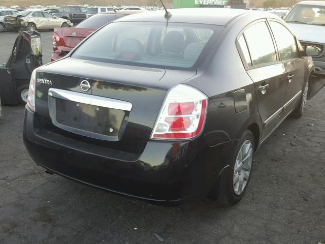 3N1AB6APXAL660244 - 2010 NISSAN SENTRA 2.0 BLACK photo 4