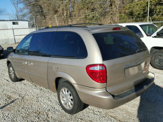 2C4GP44L33R231653 - 2003 CHRYSLER TOWN & COU TAN photo 3