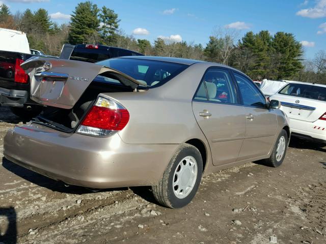 4T1BE32K96U148915 - 2006 TOYOTA CAMRY LE GOLD photo 4