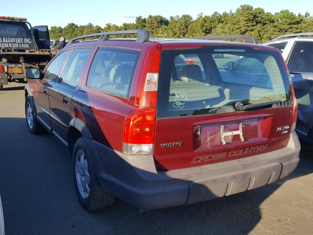 YV1SZ59H741170807 - 2004 VOLVO XC70 RED photo 3