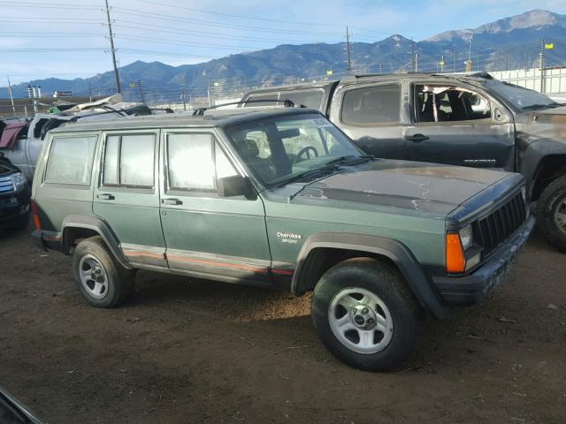 1J4FT68S0PL617136 - 1993 JEEP CHEROKEE S GREEN photo 9