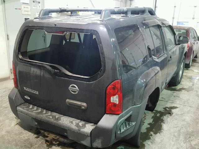 5N1AN08U15C605336 - 2005 NISSAN XTERRA OFF CHARCOAL photo 4