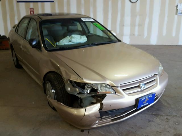 1HGCG16502A051496 - 2002 HONDA ACCORD EX BEIGE photo 1