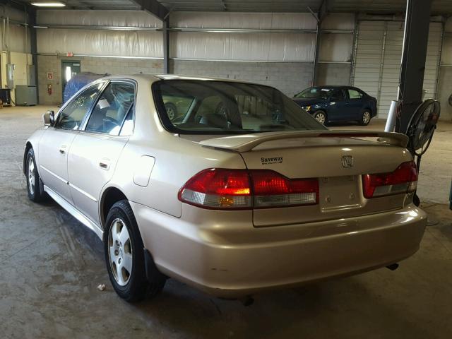 1HGCG16502A051496 - 2002 HONDA ACCORD EX BEIGE photo 3