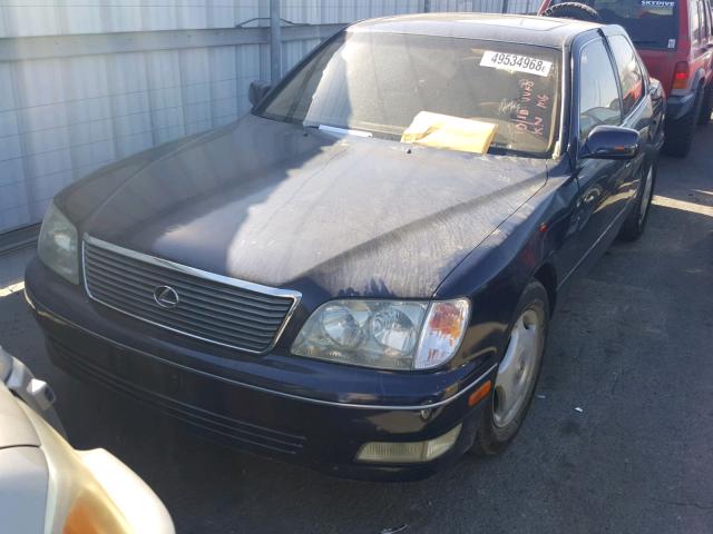 JT8BH28F5Y0169852 - 2000 LEXUS LS 400 BLUE photo 2