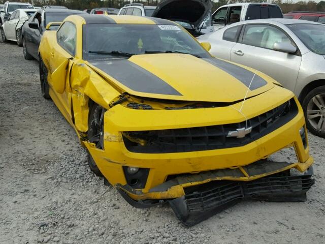 2G1FK1EJ0C9158692 - 2012 CHEVROLET CAMARO 2SS YELLOW photo 1