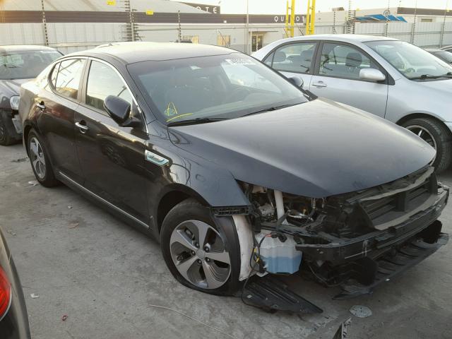 KNAGM4AD6F5084152 - 2015 KIA OPTIMA HYB BLACK photo 1