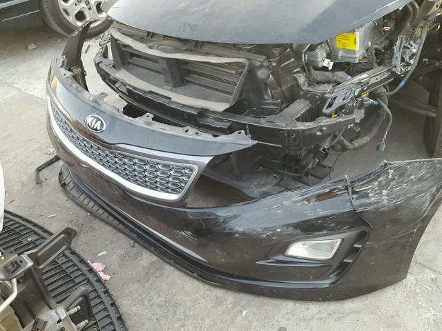 KNAGM4AD6F5084152 - 2015 KIA OPTIMA HYB BLACK photo 9