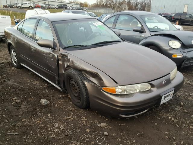 1G3NL52E51C242818 - 2001 OLDSMOBILE ALERO GL BROWN photo 1