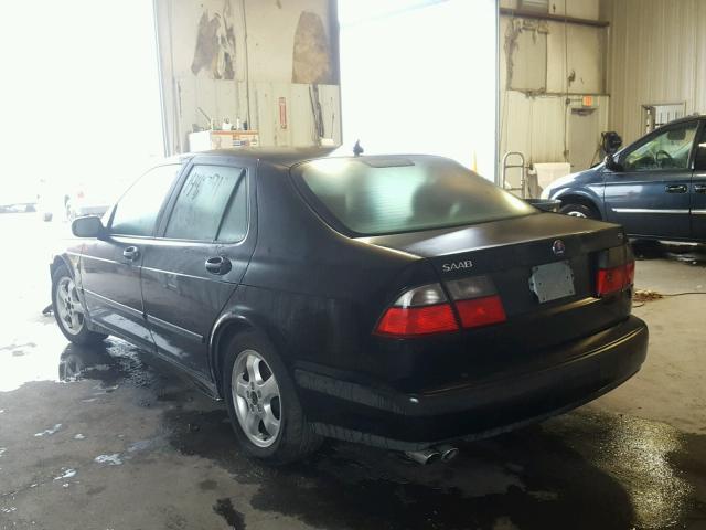 YS3EF48Z413022901 - 2001 SAAB 9-5 SE BLACK photo 3