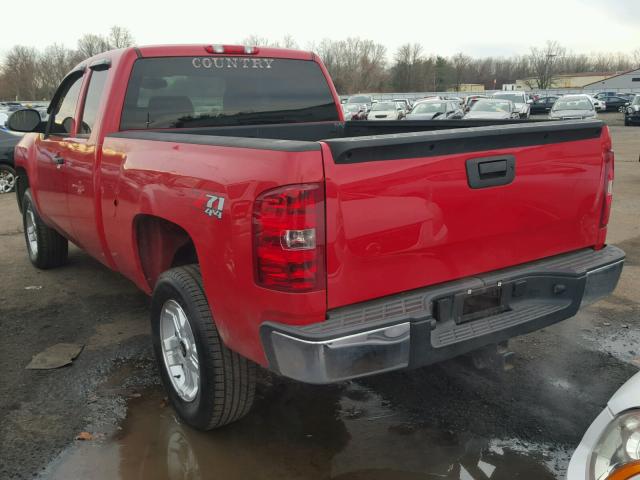 1GCRKSE70CZ250664 - 2012 CHEVROLET SILVERADO RED photo 3