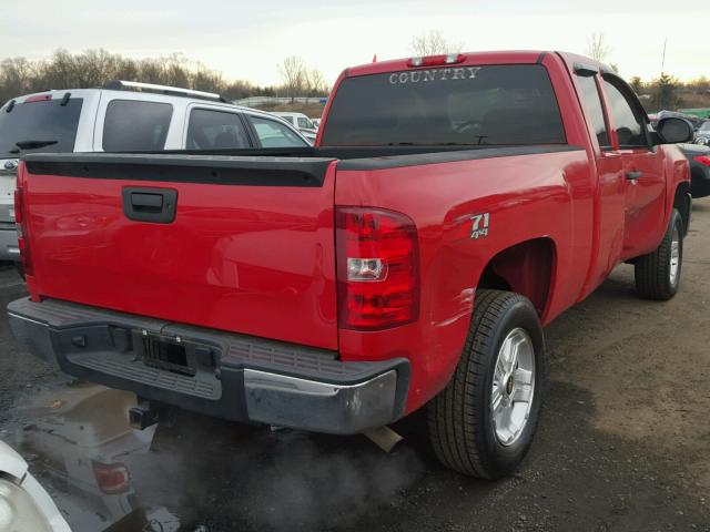 1GCRKSE70CZ250664 - 2012 CHEVROLET SILVERADO RED photo 4